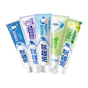 冷酸灵牙膏成人固齿修护清火抗敏多效护龈清新口气腔减少有害细菌