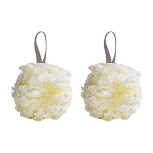 爱格沐浴球高档不散女超柔软浴花男泡泡洗澡搓澡球澡花两用