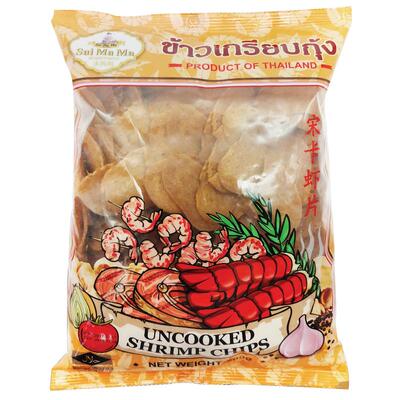 水妈妈虾片泰国油炸整箱虾片零食