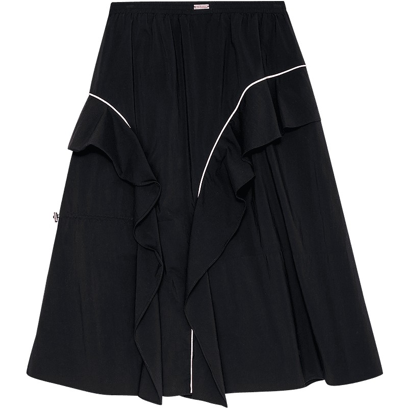 Juicy Couture橘滋春夏新款半截裙长裙A字裙休闲通勤百搭女