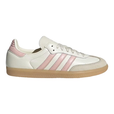 Adidas/阿迪达斯正品三叶草SAMBAOG新款女经典粉白德训鞋IH9059