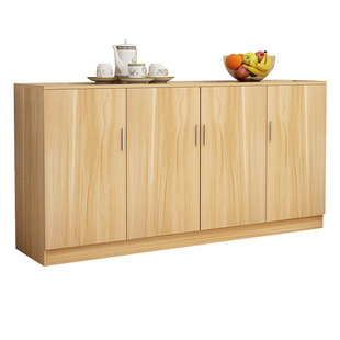 定制柜子餐边柜厨房储物柜带门木柜矮柜落地柜阳台收纳柜鞋柜定做