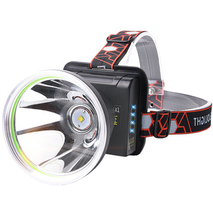 3锂电激光炮强光头灯P100超亮led锂电充电远射夜钓鱼头戴手电疝气