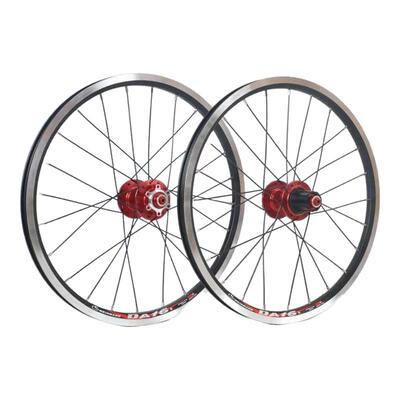 TIRALPRO 20寸碟V刹 5培林/120响/轻小轮车折叠车轮组451/406轮组