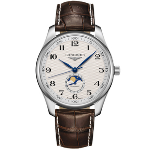 【新年礼物】Longines浪琴 官方名匠系列月相显示男士机械手表