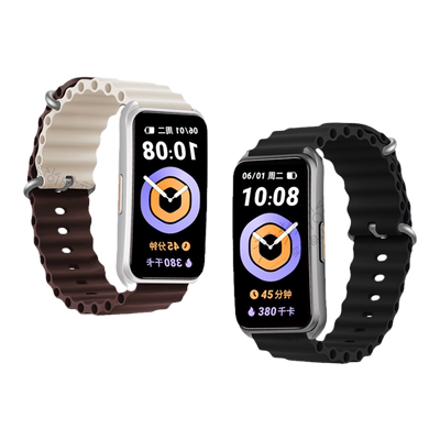 适用keep B5/B4手环腕带四代表带b4lite智能运动手环海洋硅胶个性智能运动手环纯色透气手环可替换非原装配件