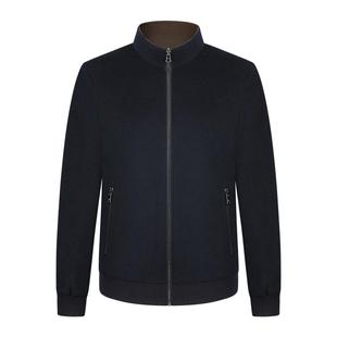 金利来GY夹克外套男士羊毛冬季新款立领男装官方正品休闲保暖棉衣