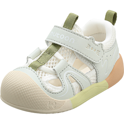 牧童宝宝凉鞋婴幼儿软底步前鞋子