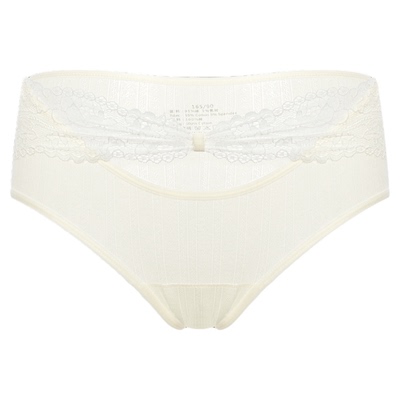 奶芙蕾丝舒适款大码内裤