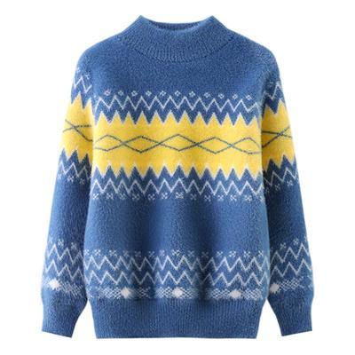 男童毛衣套头秋冬款儿童针织衫