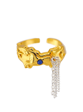 Simple Rituals意大利马年限定设计师晶石流苏戒指女小马指环礼物