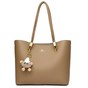 袋鼠品牌皮包托特包女士2025新款时尚百搭日常通勤大容量单肩包软