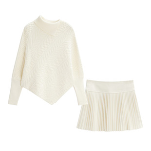 IEF/爱依服2025秋冬时尚设计感两件套毛织上下套装短裙一整套穿搭