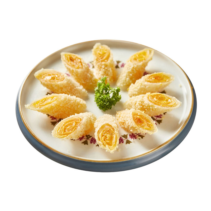 潮汕手工咸蛋卷250g特色小吃美食蛋酥春卷油炸半成品酒店餐饮商用