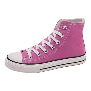 环球高帮帆布鞋女鞋2026新款经典百搭透气学生板鞋韩版休闲运动鞋