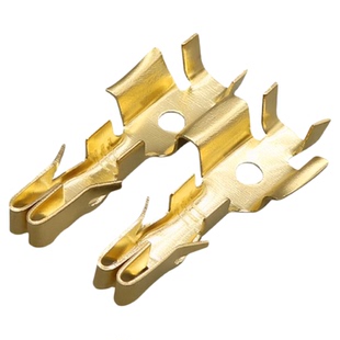 BX2201-22汽车线路保险盒端子 仪表保险丝座插簧 黄铜 连带100只