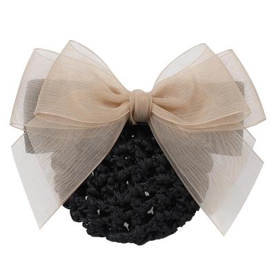 雨妃职业女头花耐用加密网兜盘发