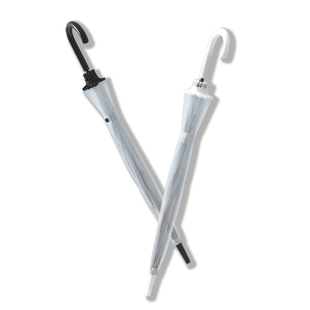 高颜值透明雨伞女长柄白色网红高质量加大号加厚加固抗风16骨ins