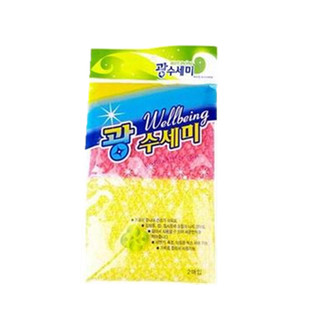 韩国进口网纱洗碗巾刷碗布耐用厨房去污清洁不沾油洗碗刷百洁布