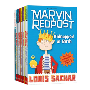 Marvin Redpost 麻烦精马文1-8册套装 纽伯瑞奖得主Louis Sachar 洞 Holes 英文原版儿童初级章节小说读物