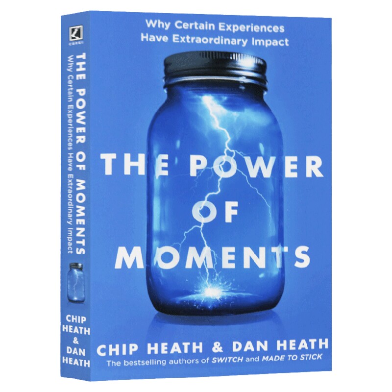 瞬间的力量 英文原版 The Power of Moments 让创意更有黏性作者新书 英文版原版书籍 正版进口英语书 Chip Heath