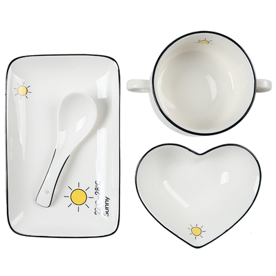 泰留恋创意一人食早餐餐具套装