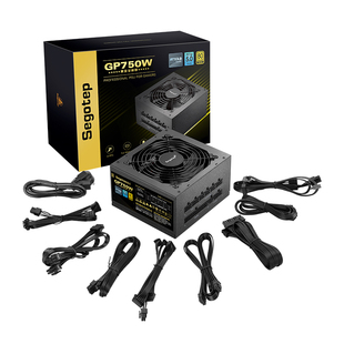 鑫谷电源GP750W黑金版金牌全模组电脑电源850W台式机主机电源