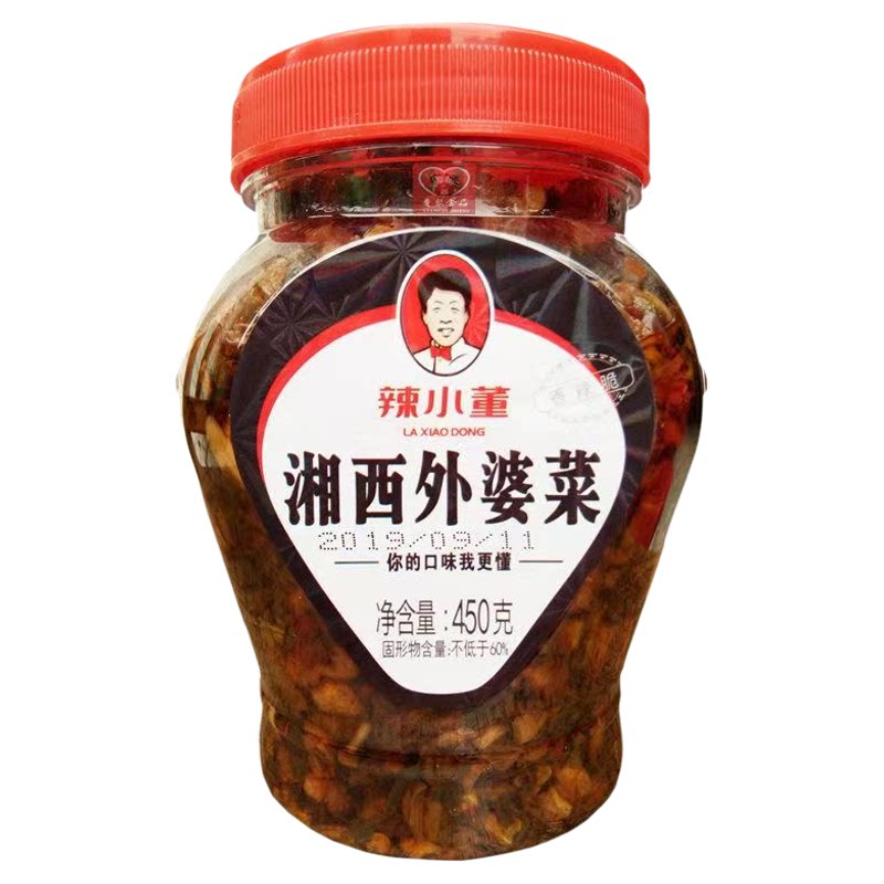 香辣外婆菜抄腊肉瓶装酱菜拌饭下饭菜湖南特产梅干菜小菜咸菜瓶装