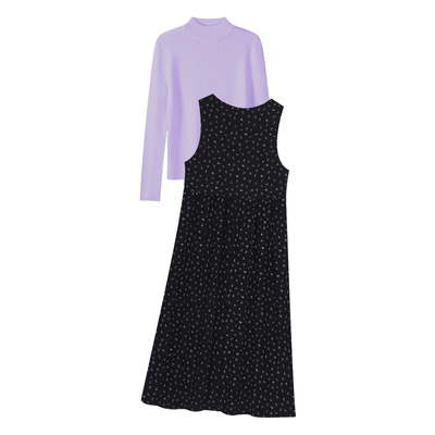 孕妇连衣裙套装秋冬2025新款韩版