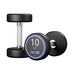 哑铃男士健身家用商用宿舍女生青少年电镀纯钢实心5/10/20kg一对