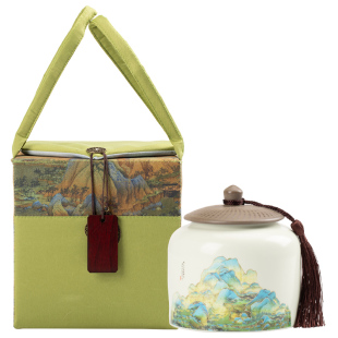 中式国风茶叶罐包装盒空礼盒装空盒礼品盒礼袋单罐订制白茶普洱茶