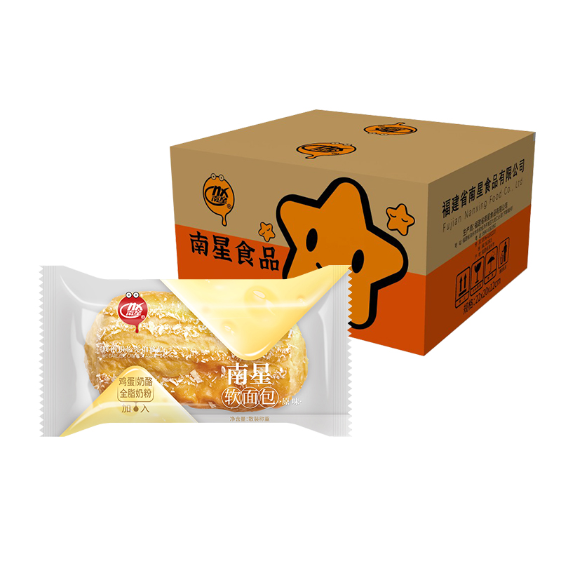 【顺手买一件】南星超软椰丝面包250g*1箱