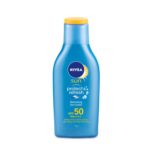 妮维雅清透防晒露SPF50+面部防晒乳霜防水身体学生军训旅游高倍