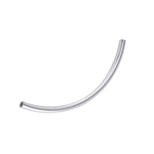 s925纯银素银光面弯管 DIY手工水晶手链项链饰品配饰银饰配件材料