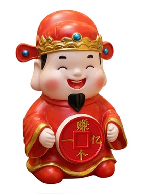 新居玄关开业收银台摆件吉祥礼物