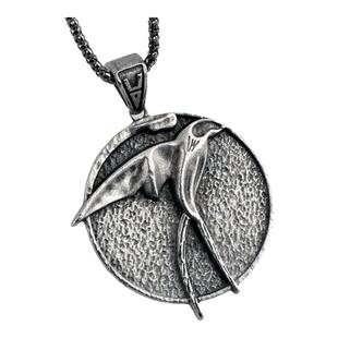 巫师3周边狼头美剧猎魔人项链狂猎徽章Witcher吊坠挂件巫师勋章