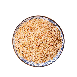 熟白芝麻官方旗舰店正品即食新货颗粒商用家用炒撒料蘸料食用新鲜