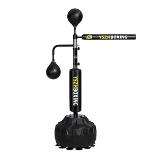 智能带灯拳击反应靶旋转体育训练器材儿童家用躲闪散打立式速度球