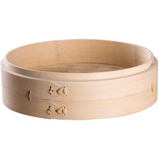 青若家用竹制蒸笼加高加深加厚小笼包蒸笼天然毛竹手工笼屉蒸锅