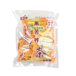 【买2赠1】爱点黑苦荞茶荞麦茶浓香黄乔麦茶饭店专用袋装独立包装