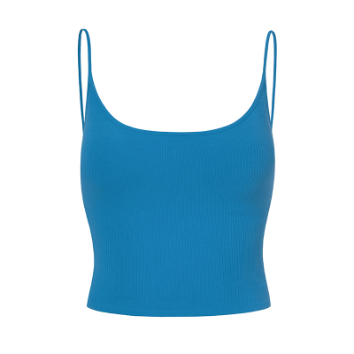 可拆卸胸垫设计吊带背心