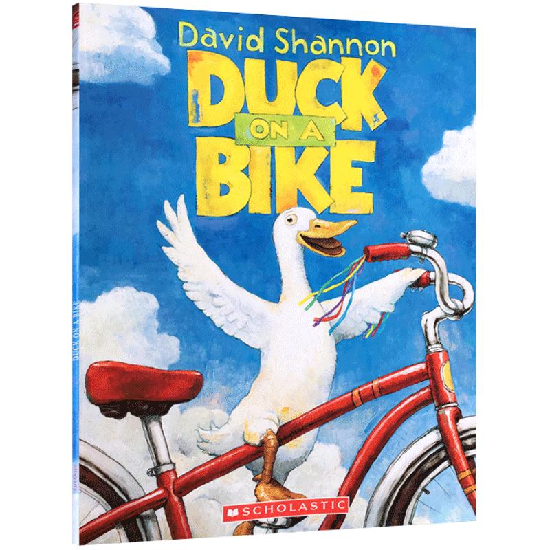 【送音频】大卫香农:鸭子骑车记 Duck on a Bike 名家绘本No David Shannon 幼儿启蒙绘本 凯迪克大奖得主 英文原版