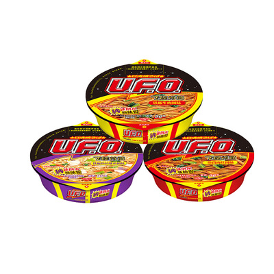 日清UFO 飞碟炒面3盒方便面拌面铁板牛肉鱼香肉丝虾仁经典包邮