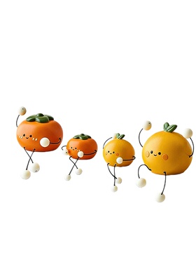 创意可爱电视柜边吊脚娃娃小摆件