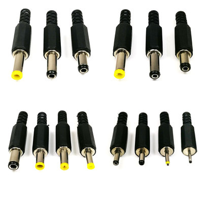 DC直流电源接线式焊接音叉插头