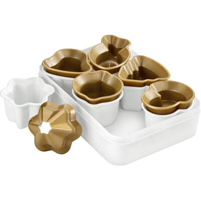 捷克tescoma圣诞夹心6饼干模具
