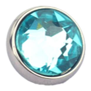 Shinma F-136钛合金平底包边施华洛水钻内螺纹鼻钉耳钉唇钉耳骨钉