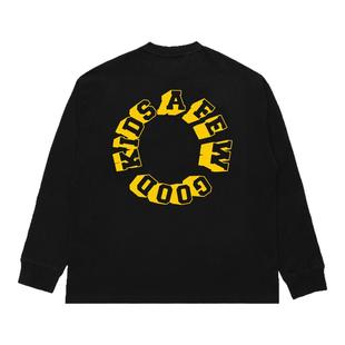 AFGK国潮美式街头休闲长袖t恤男女潮牌上衣春秋体恤内搭打底衫