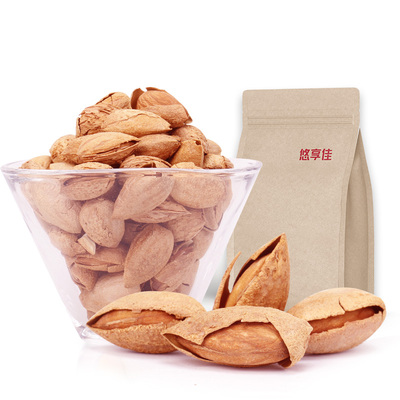 悠享佳薄壳巴旦木原香大坚果500g