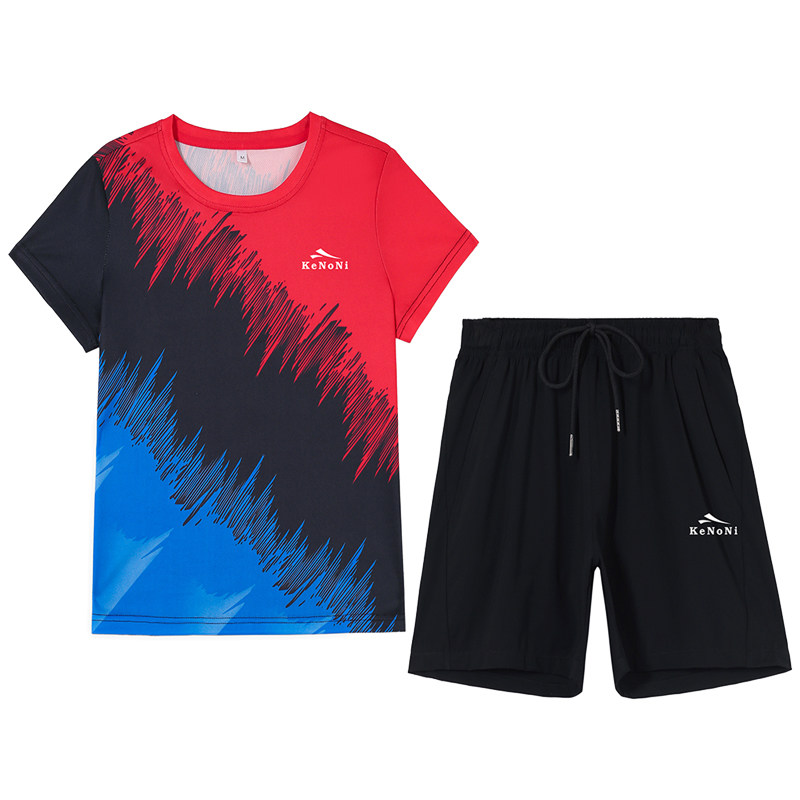 冰丝速干运动套装女夏季两件套